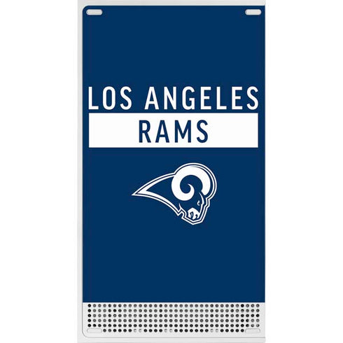 NFL Los Angeles Rams Blue Performance Series Xbox Series S Console Skin